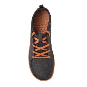 Astral Loyak men's water shoe in black and brown outer top view.