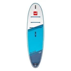 The new 2021 Red Paddle Company Ride 9'8" SUP deck view.Buy online at Riverbound Sports.