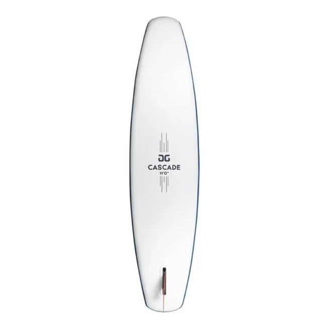 The 2021 Aquaglide 11'0" Cascade FSL inflatable SUP bottom.