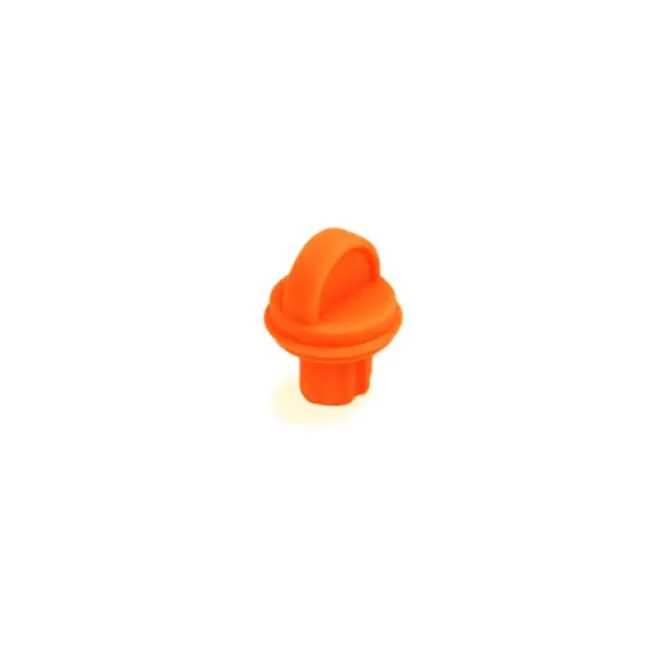 OneWheel Pint Charger Plug in fluorescent orange.