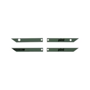 Set of 4 OneWheel Pint Rail Guards by Future Motion in dark olive color.