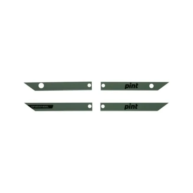 Set of 4 OneWheel Pint Rail Guards by Future Motion in dark olive color.