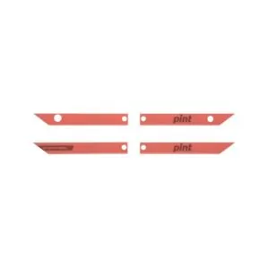 Set of 4 OneWheel Pint Rail Guards by Future Motion in coral color.