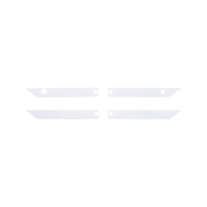 Set of 4 OneWheel Pint Rail Guards by Future Motion in transparent color.