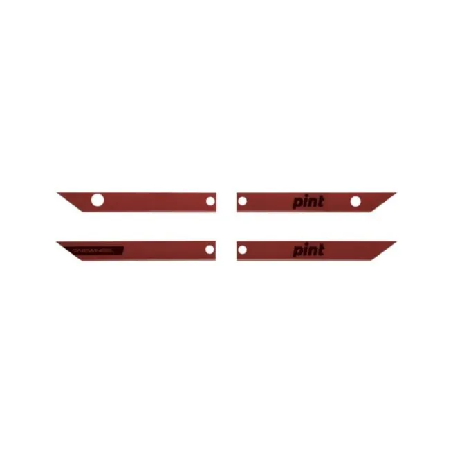 Set of 4 OneWheel Pint Rail Guards by Future Motion in ron burgundy color.