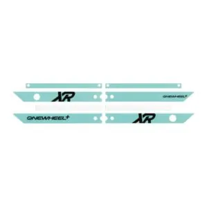 OneWheel XR Rail Guards in mint with black XR