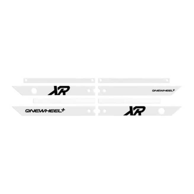 OneWheel XR Rail Guards in white with black XR