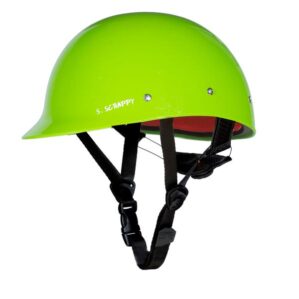 Shred Ready Super Scrappy helmet in flash green color. Available at Riverbound Sports.