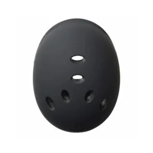 Top view of the vents in the Triple 8 Gotham helmet in flat black.