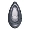 The Aquaglide ultralight Angler 75 kayak top view.