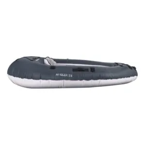 The Aquaglide ultralight Angler 75 kayak side view.