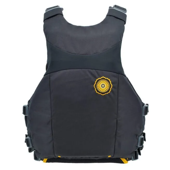 Astral Ringo life jacket back in basalt black