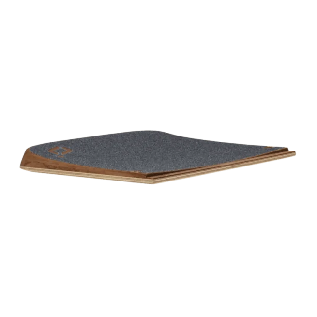 Side profile view of the OneWheel Surestance Pro Fusion Footpad with black grip tape.