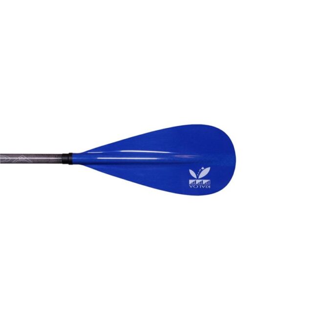 Kialoa 'Uhane SUP all around paddle blade in blue.