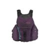 The Astral Layla life jacket front view in eggplant color. Available at Riverbound Sports in Tempe, Arizona.
