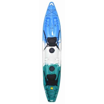 Feelfree Corona 13.1 recreational family kayak in Ice Cool color.