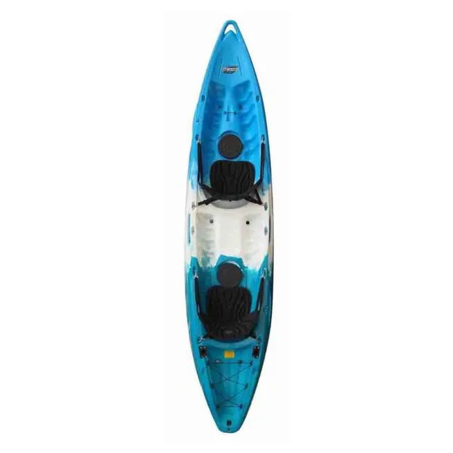 Feelfree Gemini 12.5 recreational kayak in Ice Cool color.