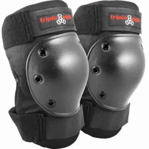 Triple Eight knee savers in black.