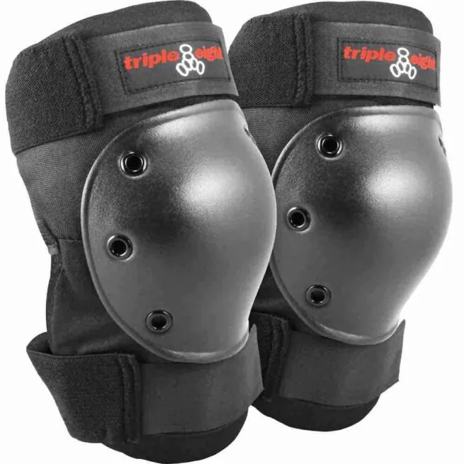 Triple Eight knee savers in black.