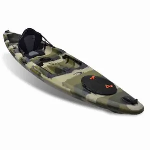 Seastream Openwater kayak in terra camo color front view.