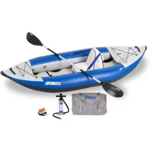 Sea Eagle 300X Solo inflatable kayak delux package.