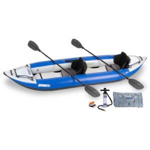 Sea Eagle 380X inflatable kayak tandem package.