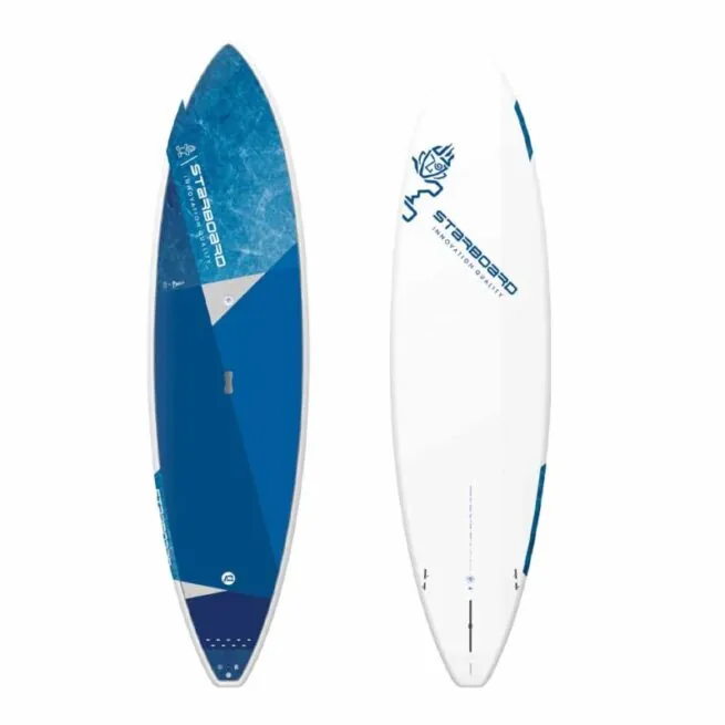 The Starboard Wedge 10'5" deck and bottom view.