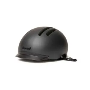 Thousand Helmets Chapter Series MIPS helmet in Black with visor.