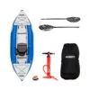 Sea Eagle 300X inflatable kayak paddle, pump and carry bag pro package at Riverbound Sports.