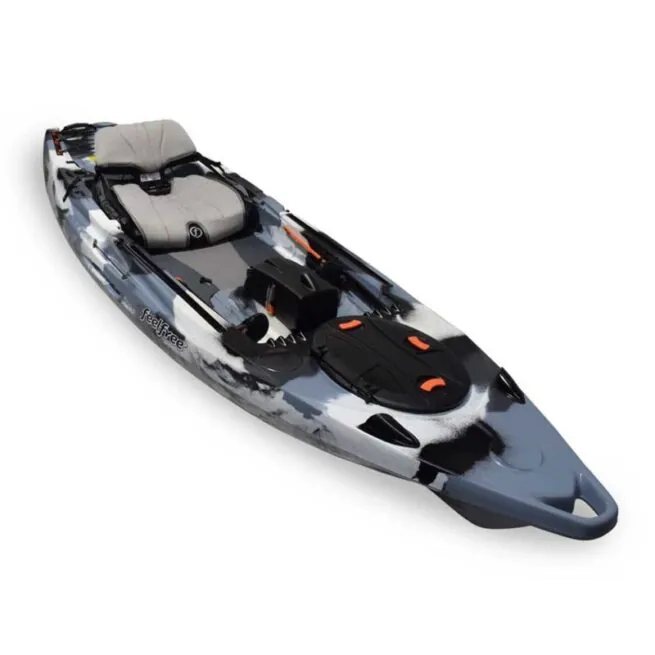 Feelfree Lure V2 angler kayak in winter color.