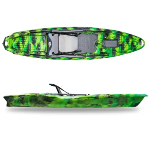 3 Waters kayaks Big Fish 120 Angler in green flash. Available at Riverbound Sports in Tempe, Arizona.
