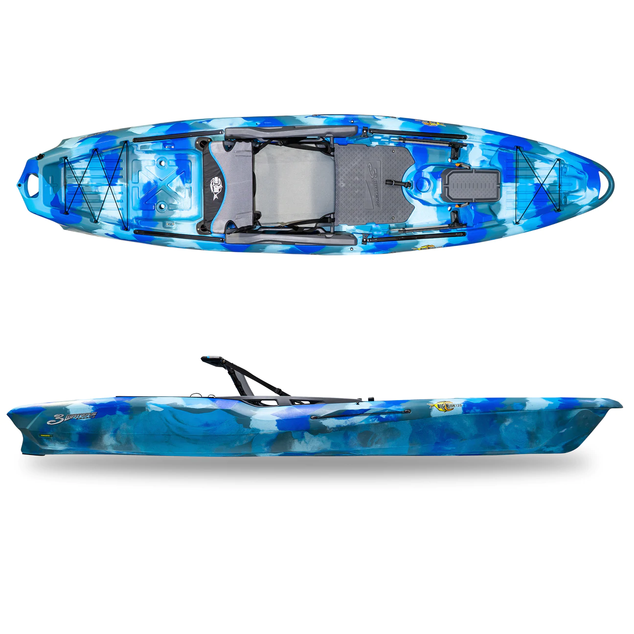 3 Waters Kayaks Big Fish 120 Angler