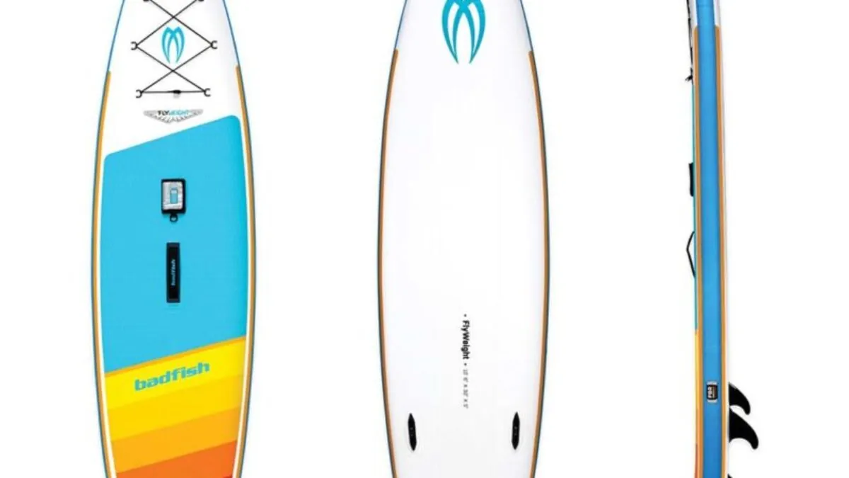 スキムボード　ワイドフィッシュ Badfish Flyweight Inflatable Paddleboard – Ultra-Light & Durable