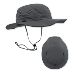 The Shelta Hats Seahawk 50+ UV protective hat in storm grey.