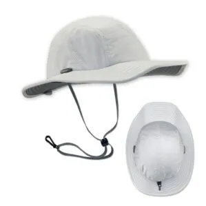 Shelta Hats Raptor Narrow Brimmed sun hat in light silver. Available at Riverbound Sports in Tempe, Arizona.