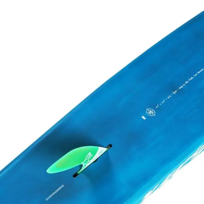 2021 Starboard SUP Sprint 14' x 23.5" bottom view from above.