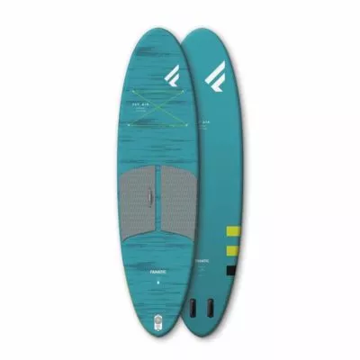 Fanatic SUP Pocket Air deck and bottom view.