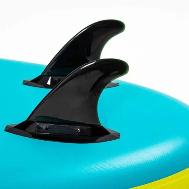 Fanatic SUP Tour Pocket inflatable SUP 4.5 click in fins.