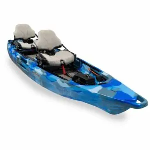Feelfree Lure II Tandem kayak in Ocean blue color. Riverbound Sports is an Authorized Feelfree Kayak Dealer in Tempe, Arizona.