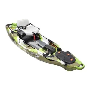 Feelfree Kayaks Lure 10 in lime camo.