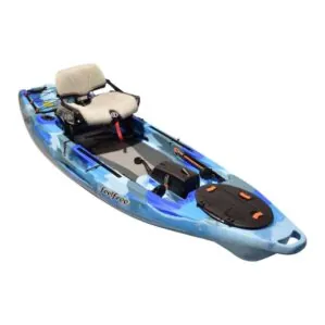Feelfree Kayaks Lure 10 in ocean camo.