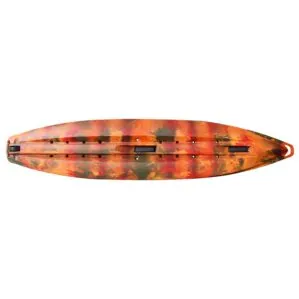 Feelfree Lure Tandem in fire camo bottom view.
