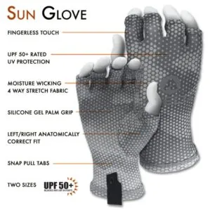 Shelta Sun Gloves main description and features.