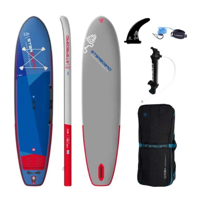 Starboard SUP with welded seam with complete package.