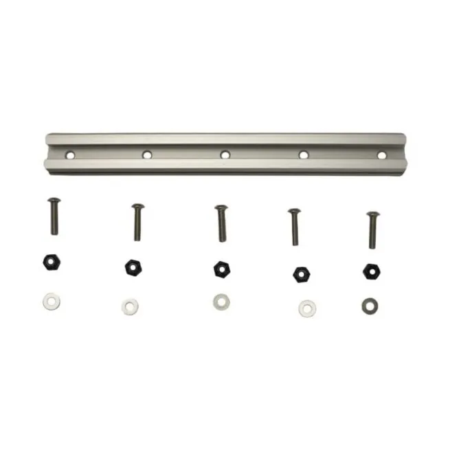 YakAttack 8" GearTrac GT9008 stainless steel track and mounting screws.