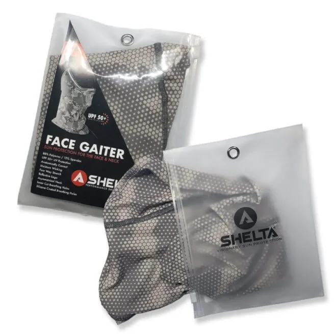 Shelta Hats Gaiter packaging.