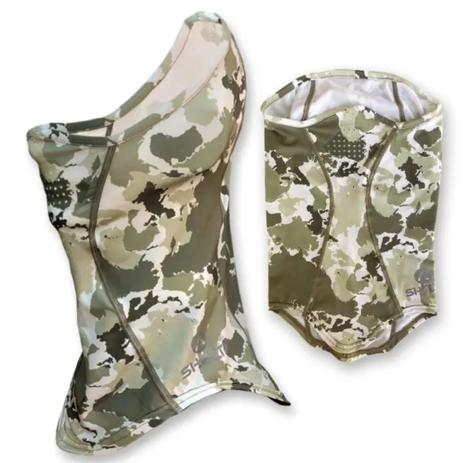 Shelta Sun Protective Gaiter in F.C.camo color.