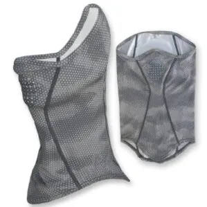 Shelta Sun Protective Gaiter in cloud grey color.
