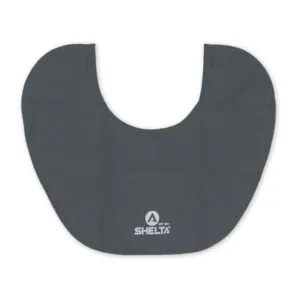 The Shelta Hats Neck Shield in storm grey color.