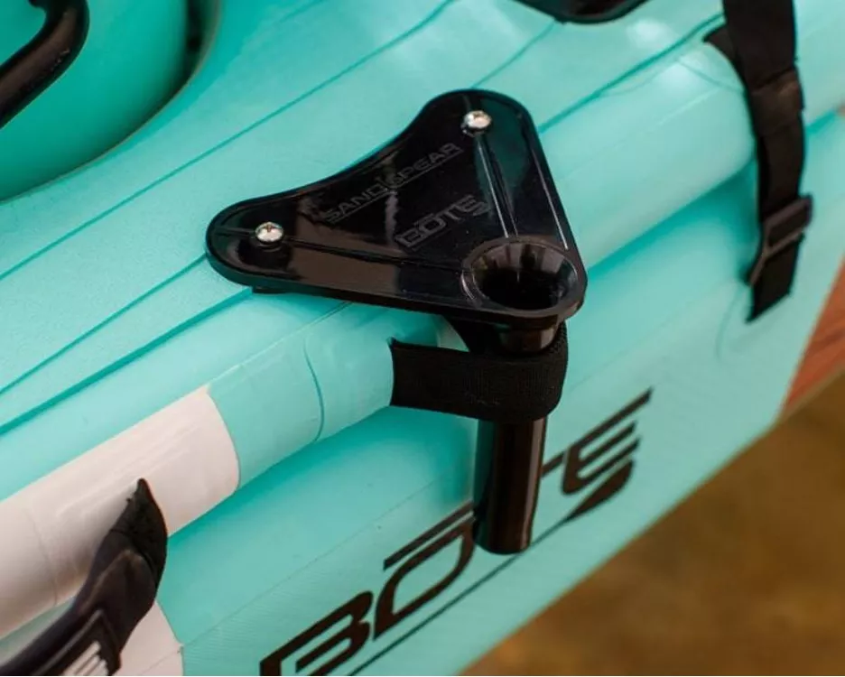 Bote Aero Paddle Sheath can be attached to either the left or right side of the LONO Aero.